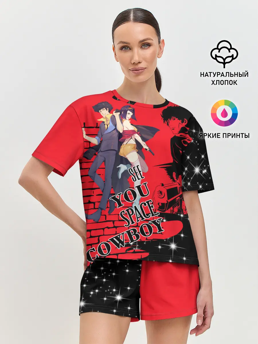 Женская пижама с шортами / Cowboy Bebop art