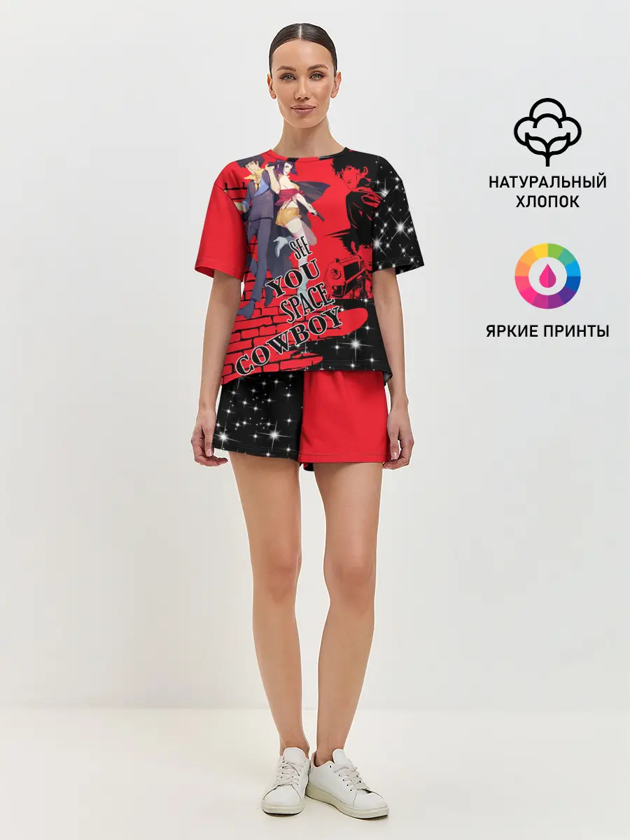 Женская пижама с шортами / Cowboy Bebop art