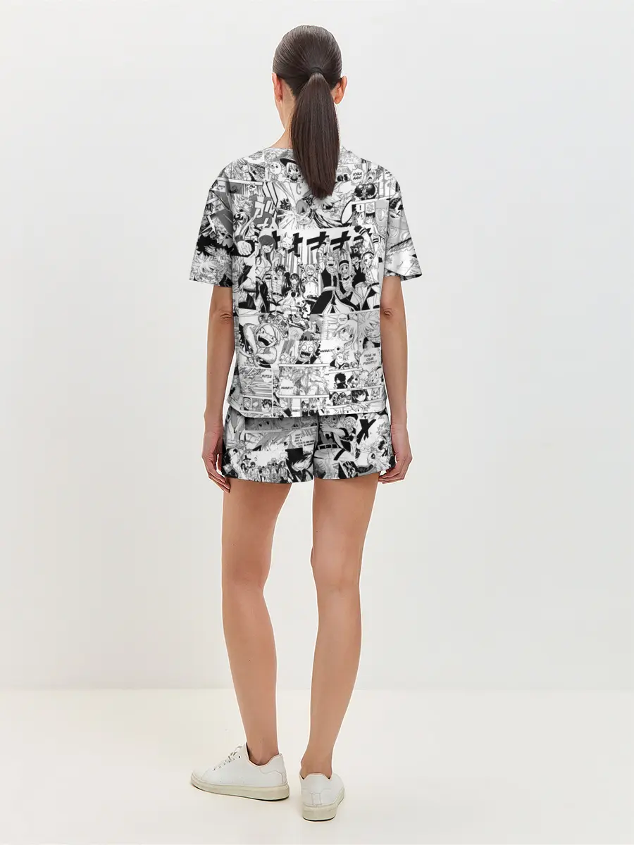 Женская пижама с шортами / Хвост Феи Грей