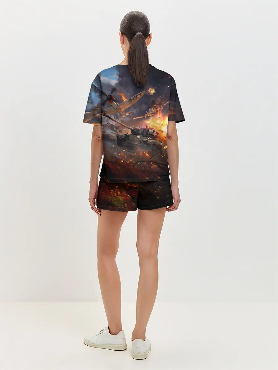 Женская пижама с шортами / Танк