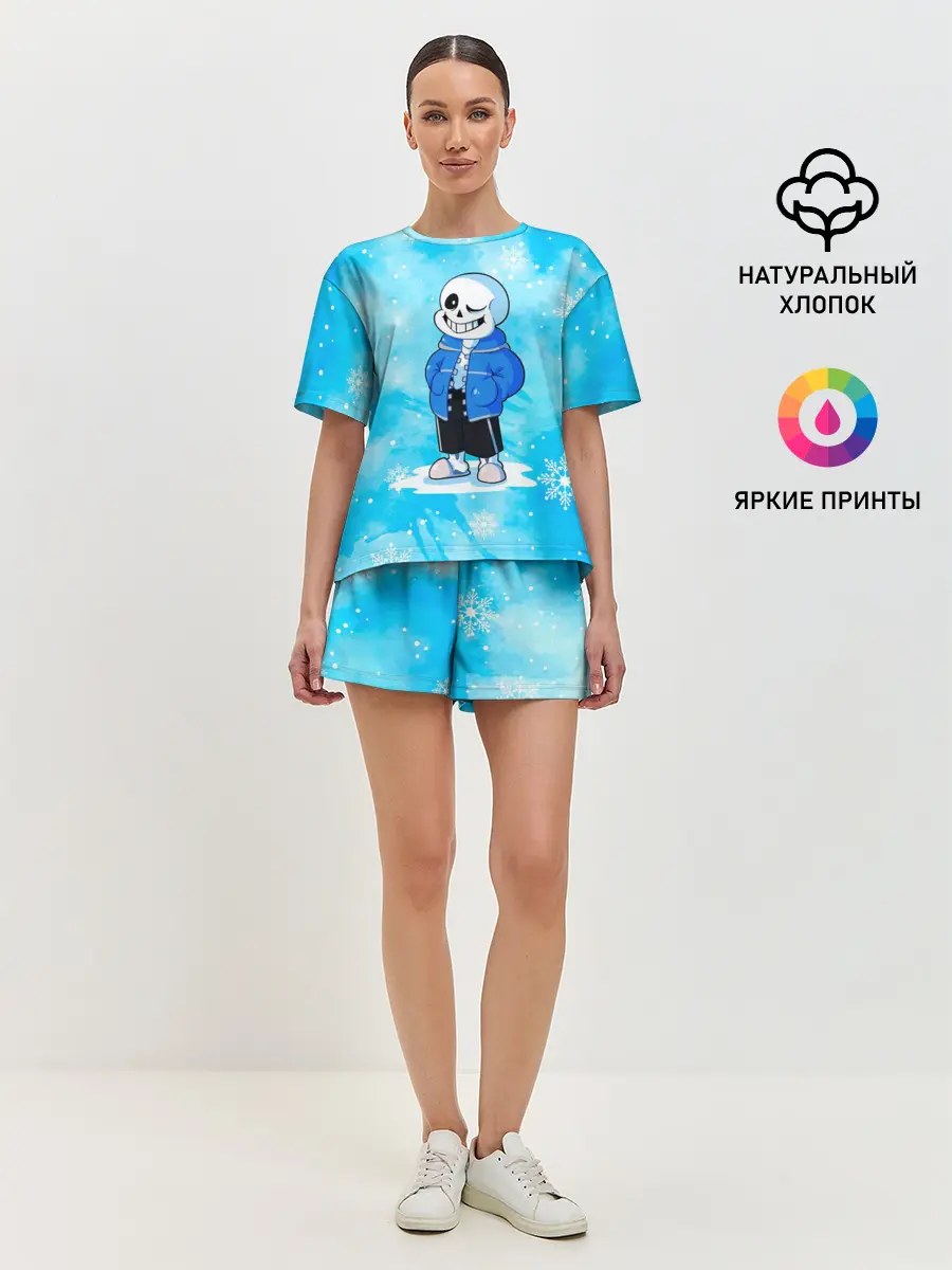 Женская пижама с шортами / UNDERTALE