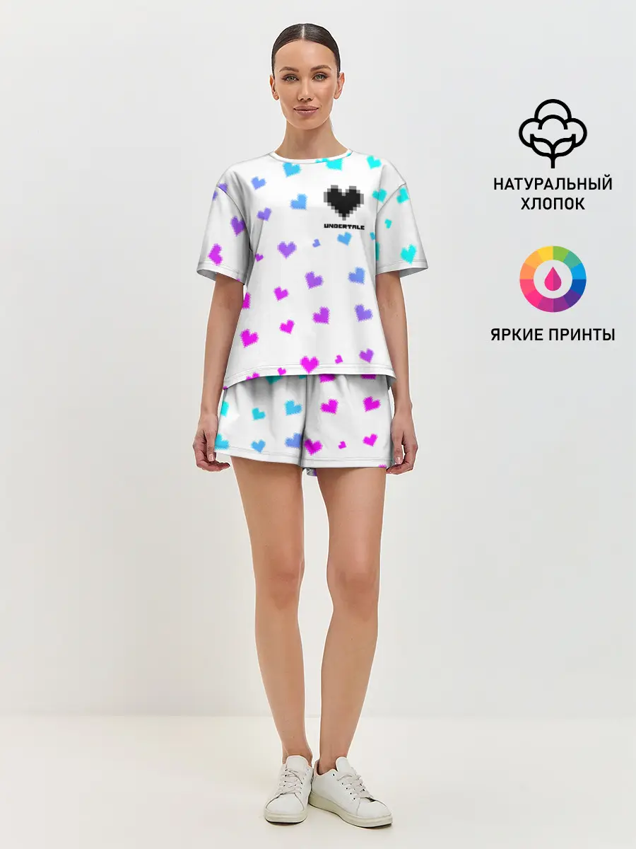Женская пижама с шортами / UNDERTALE / АНДЕРТЕЙЛ