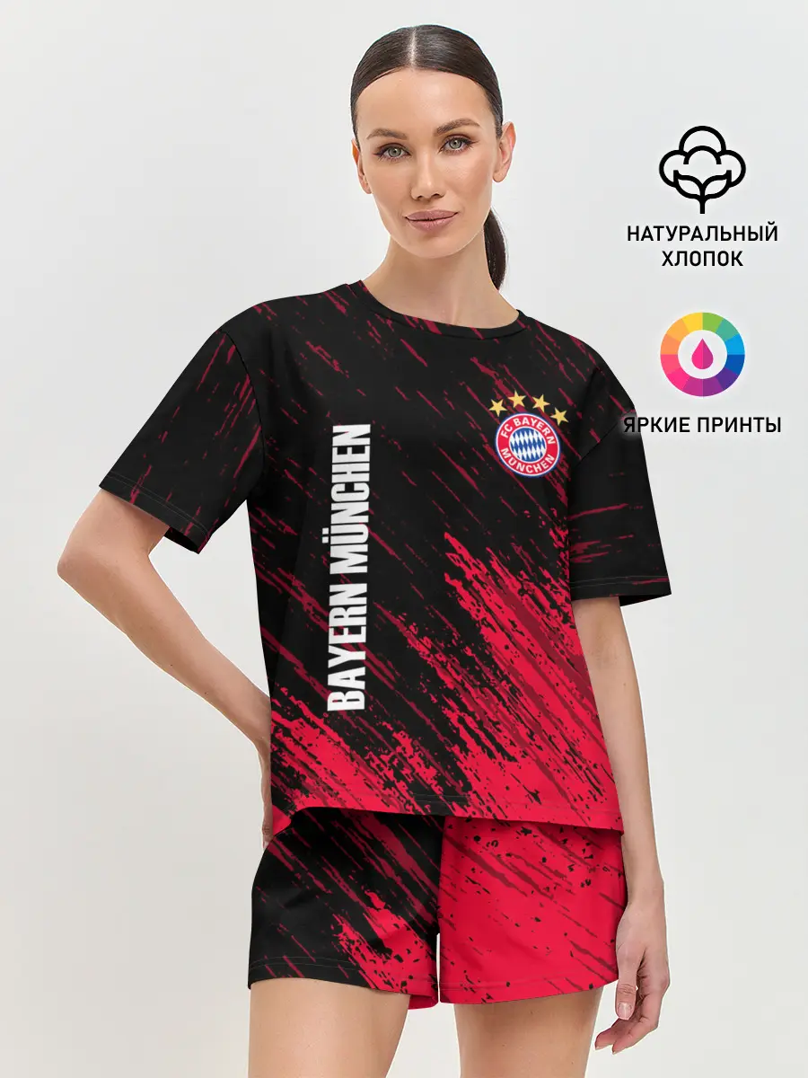 Женская пижама с шортами / BAYERN MUNCHEN.
