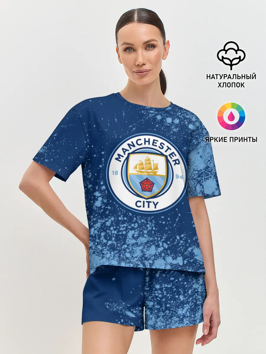 Женская пижама с шортами / MANCHESTER CITY Манчестер Сити