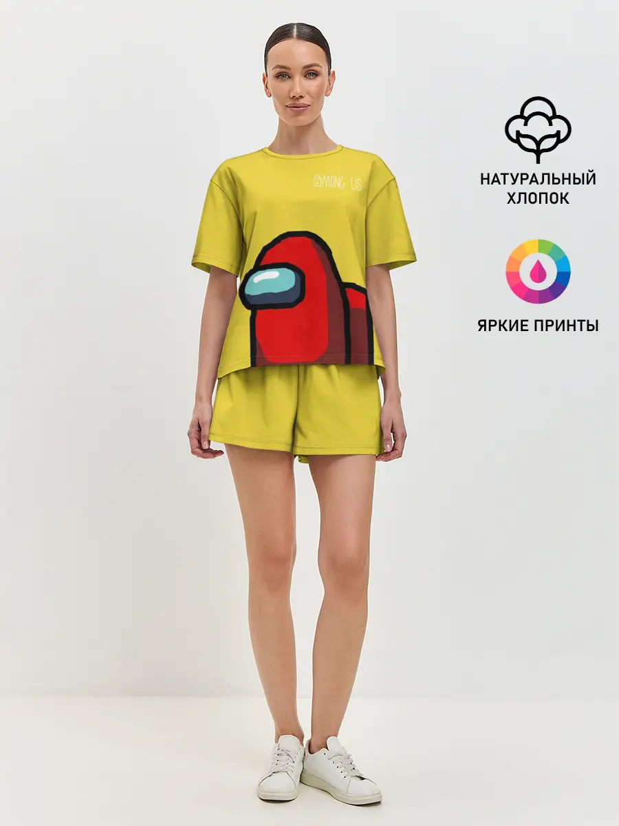 Женская пижама с шортами / Among Us classic