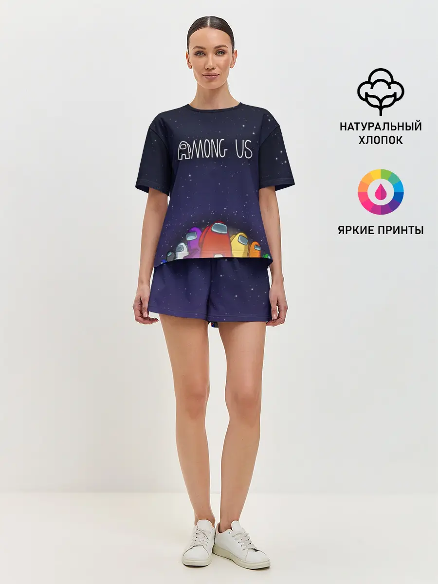 Женская пижама с шортами / Among Us team