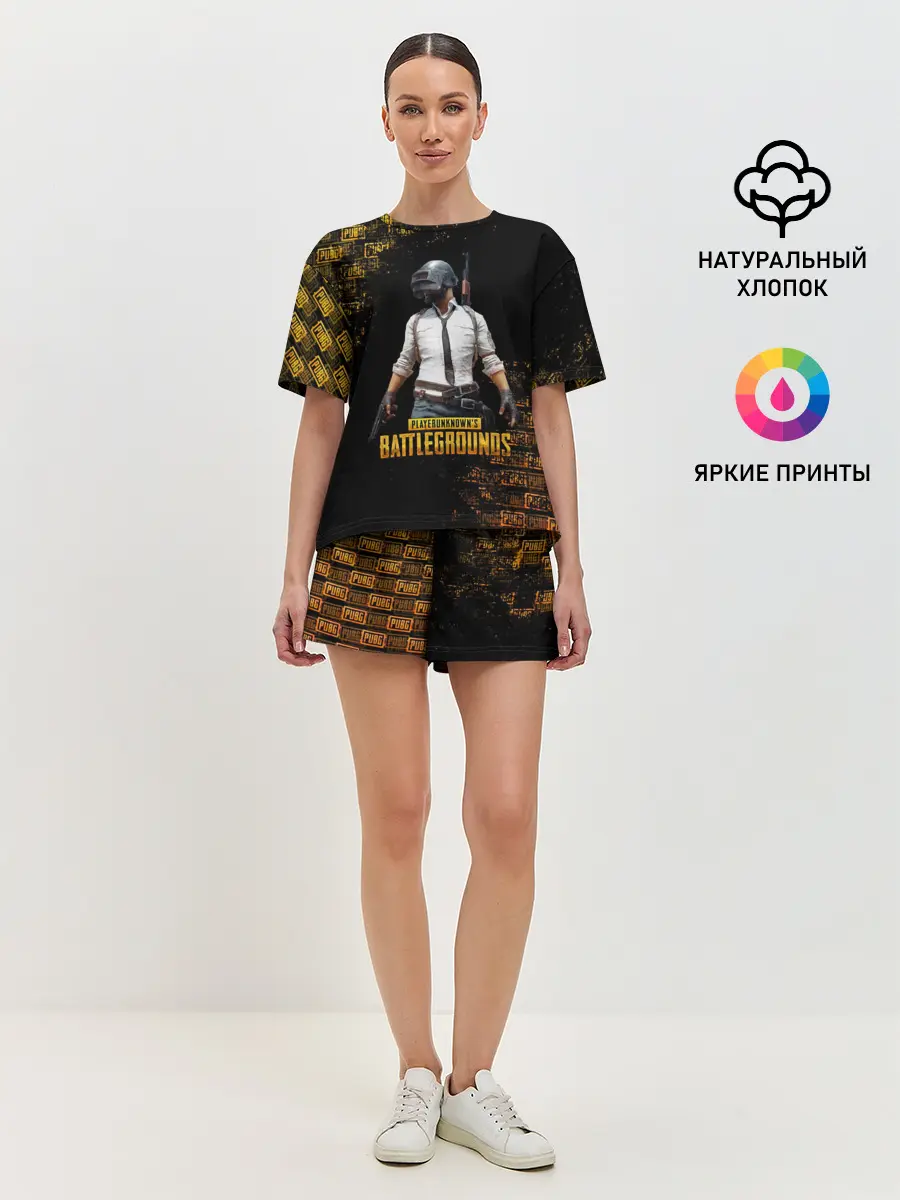 Женская пижама с шортами / PUBG