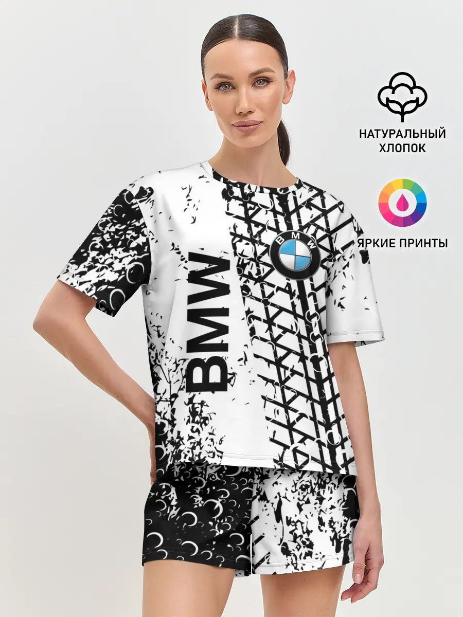 Женская пижама с шортами / BMW.