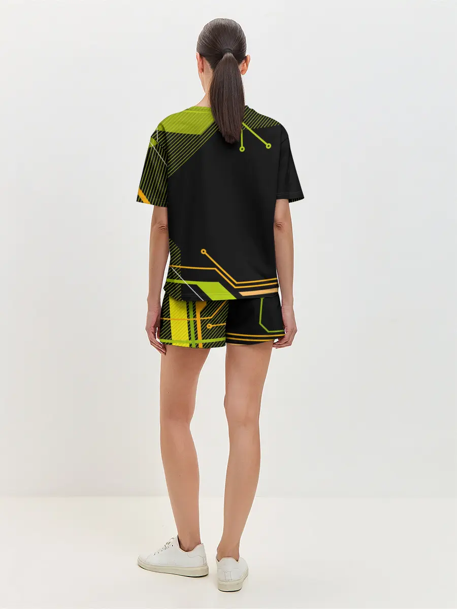 Женская пижама с шортами / CYBERPUNK 2077.