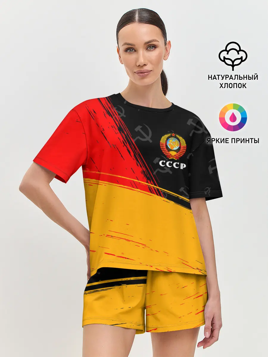 Женская пижама с шортами / СССР / USSR