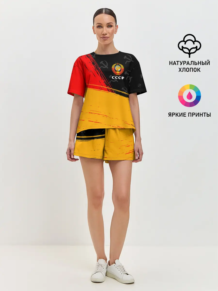 Женская пижама с шортами / СССР / USSR