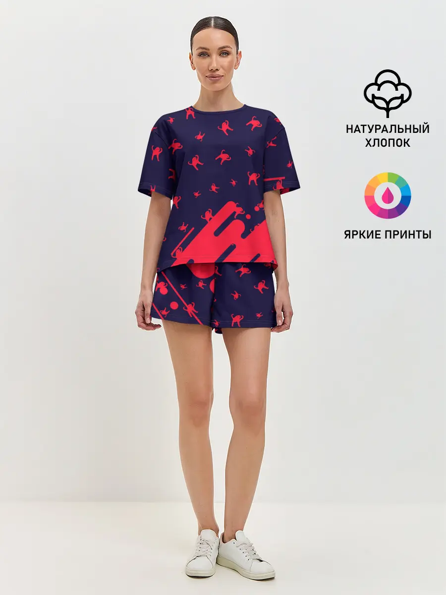 Женская пижама с шортами / ЪУЪ СЪУКА