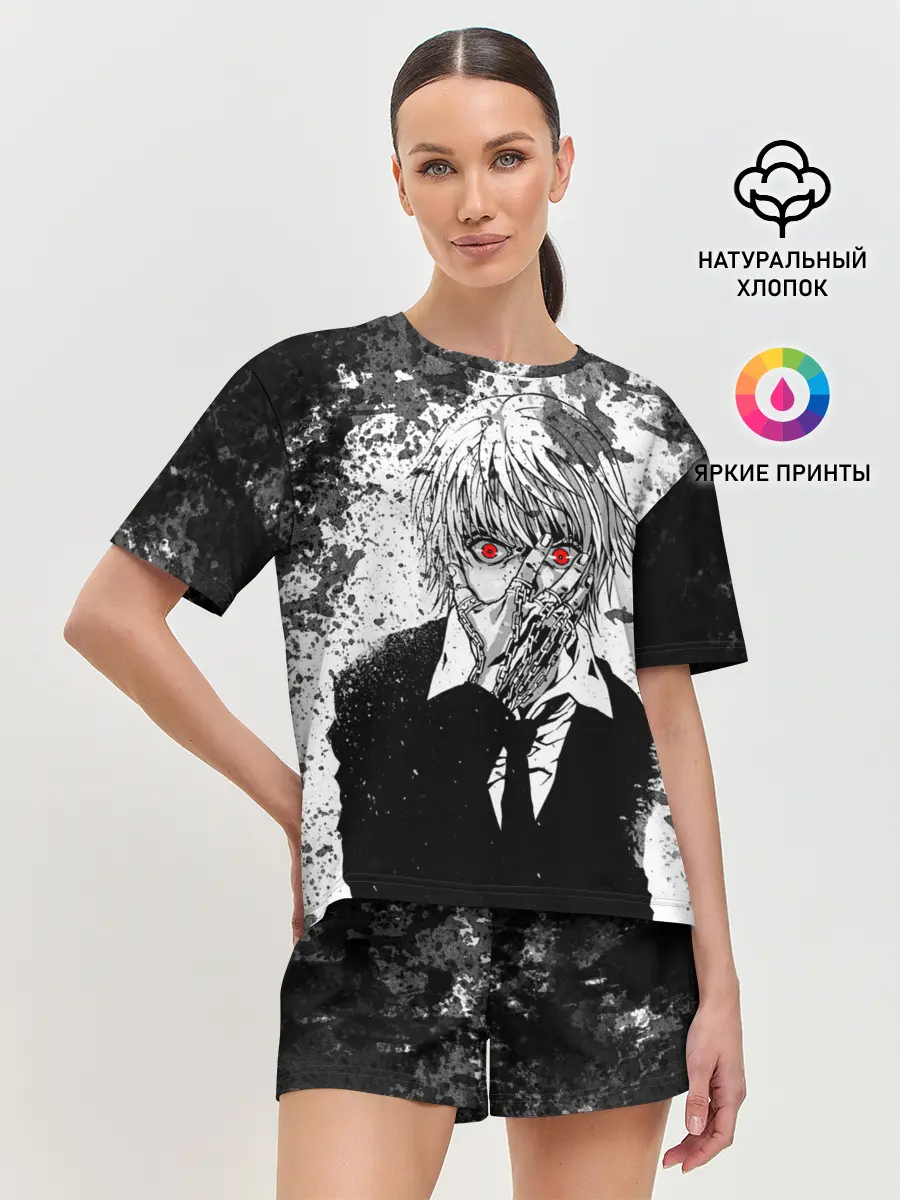 Женская пижама с шортами / KURAPIKA