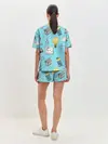 Женская пижама с шортами / Electricity and wires