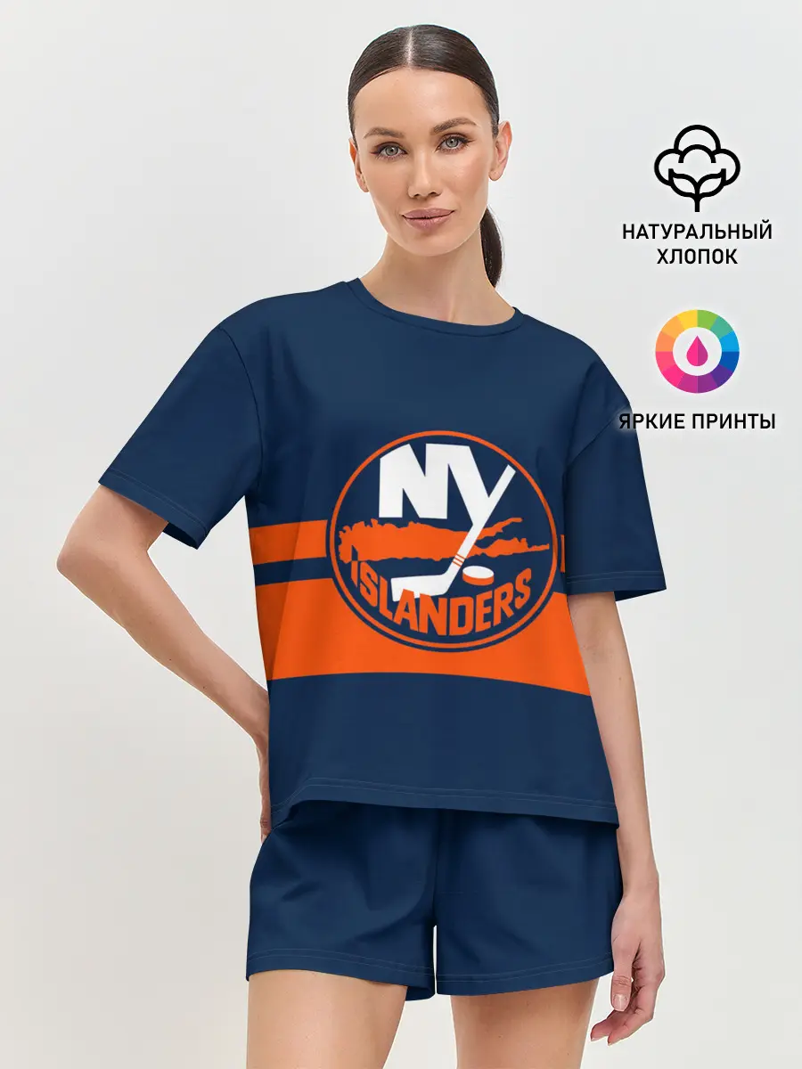 Женская пижама с шортами / NY ISLANDERS NHL