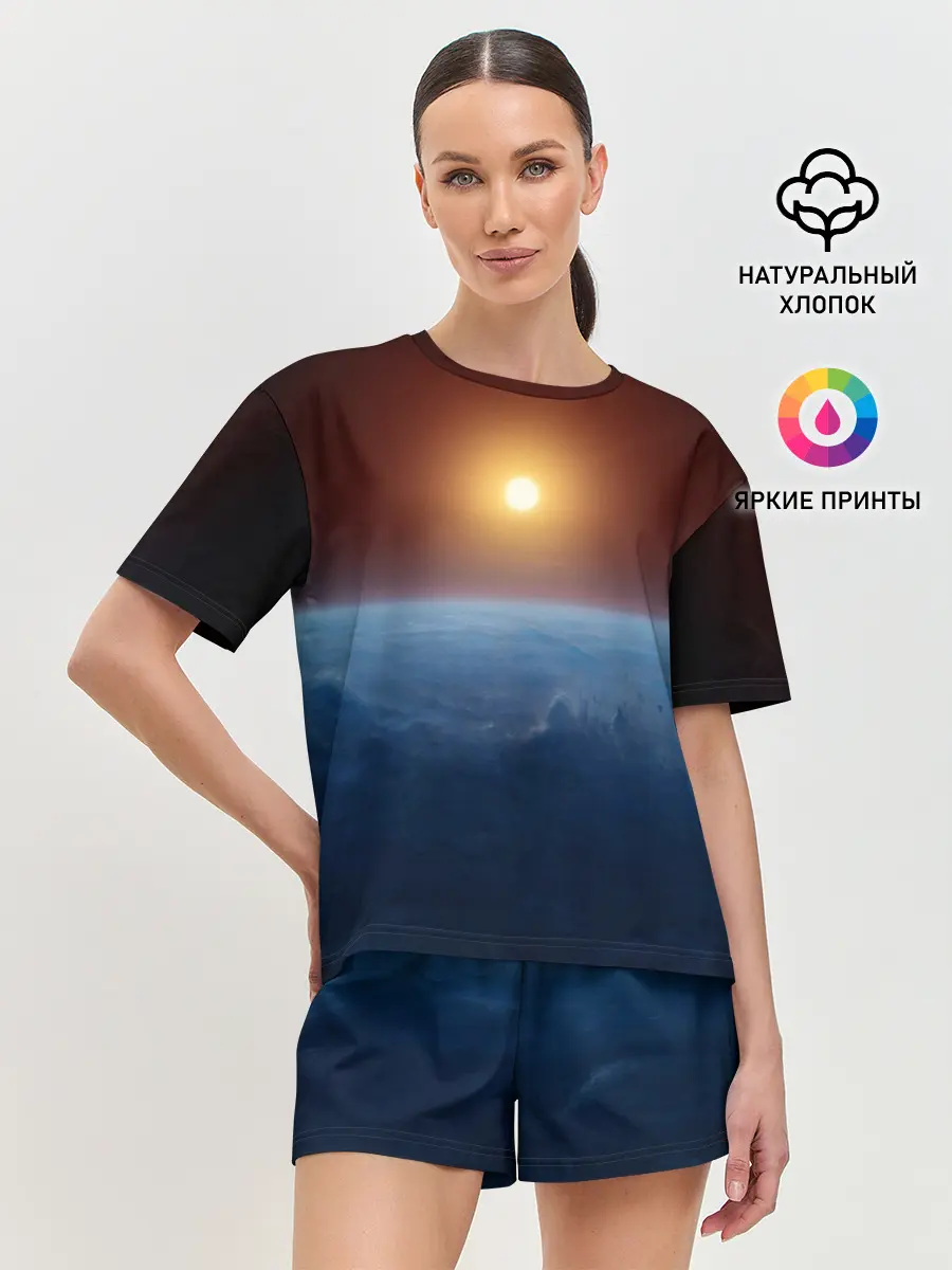 Женская пижама с шортами / Звезда по имени солнце