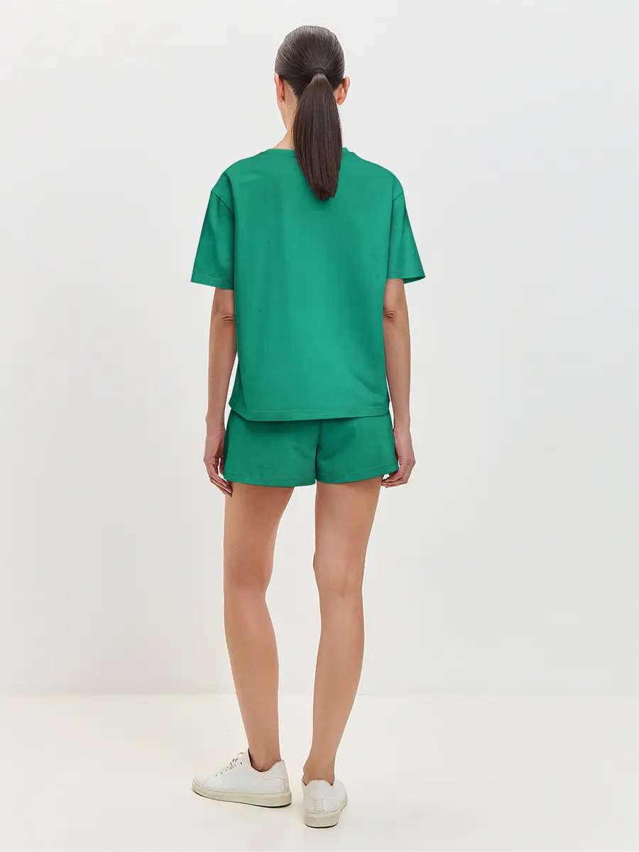 Женская пижама с шортами / Meow-rry Catmas