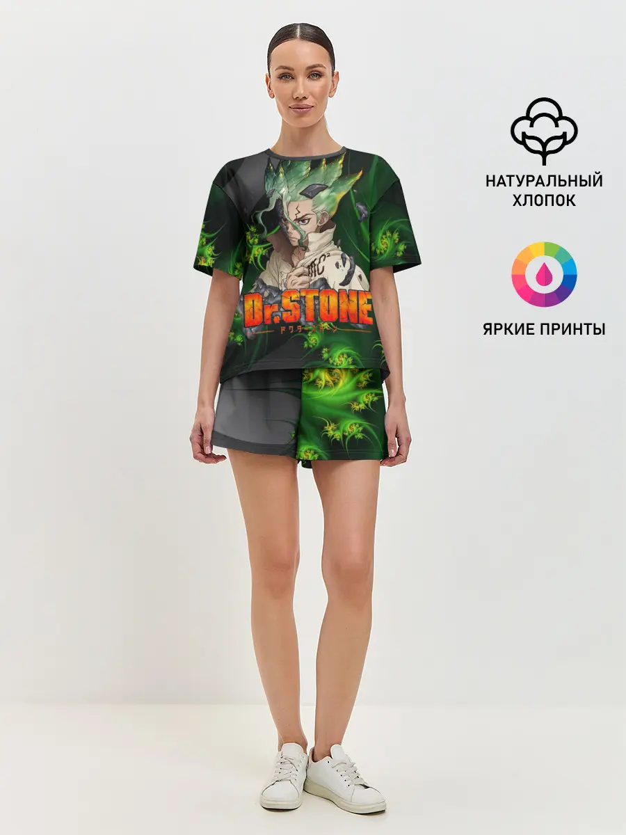 Женская пижама с шортами / Доктор Стоун | Сэнку