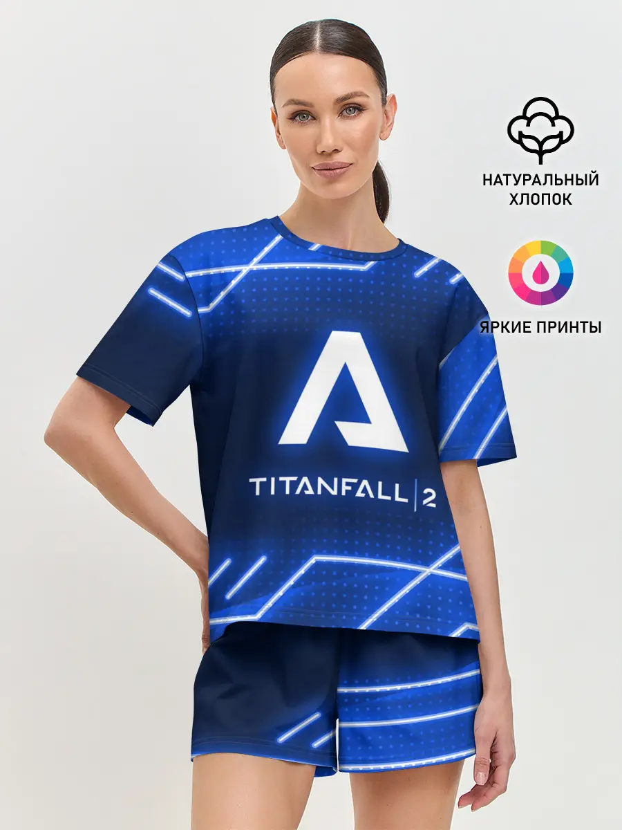 Женская пижама с шортами / TITANFALL 2