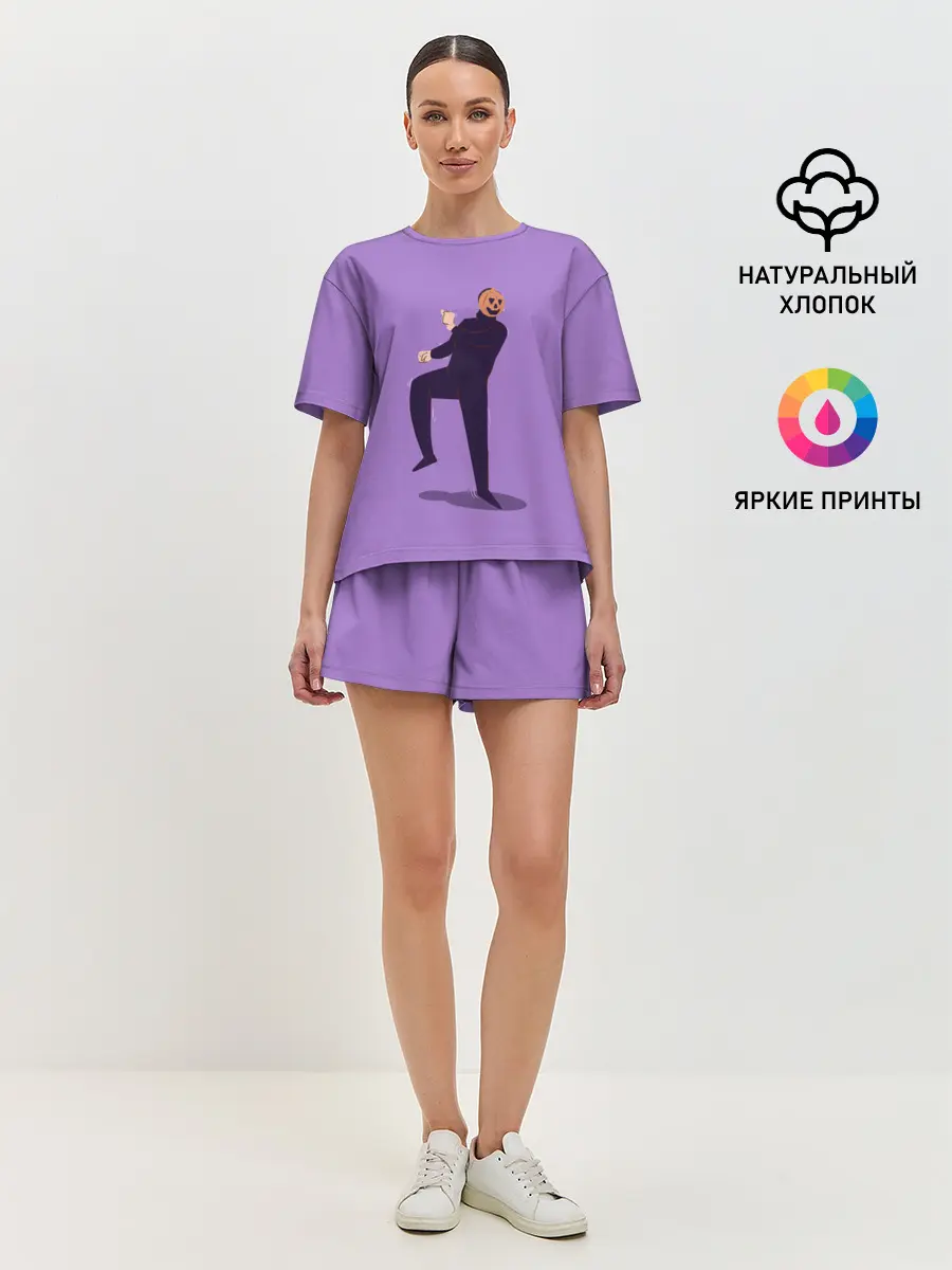 Женская пижама с шортами / Halloween | The Pumpkin Dancer