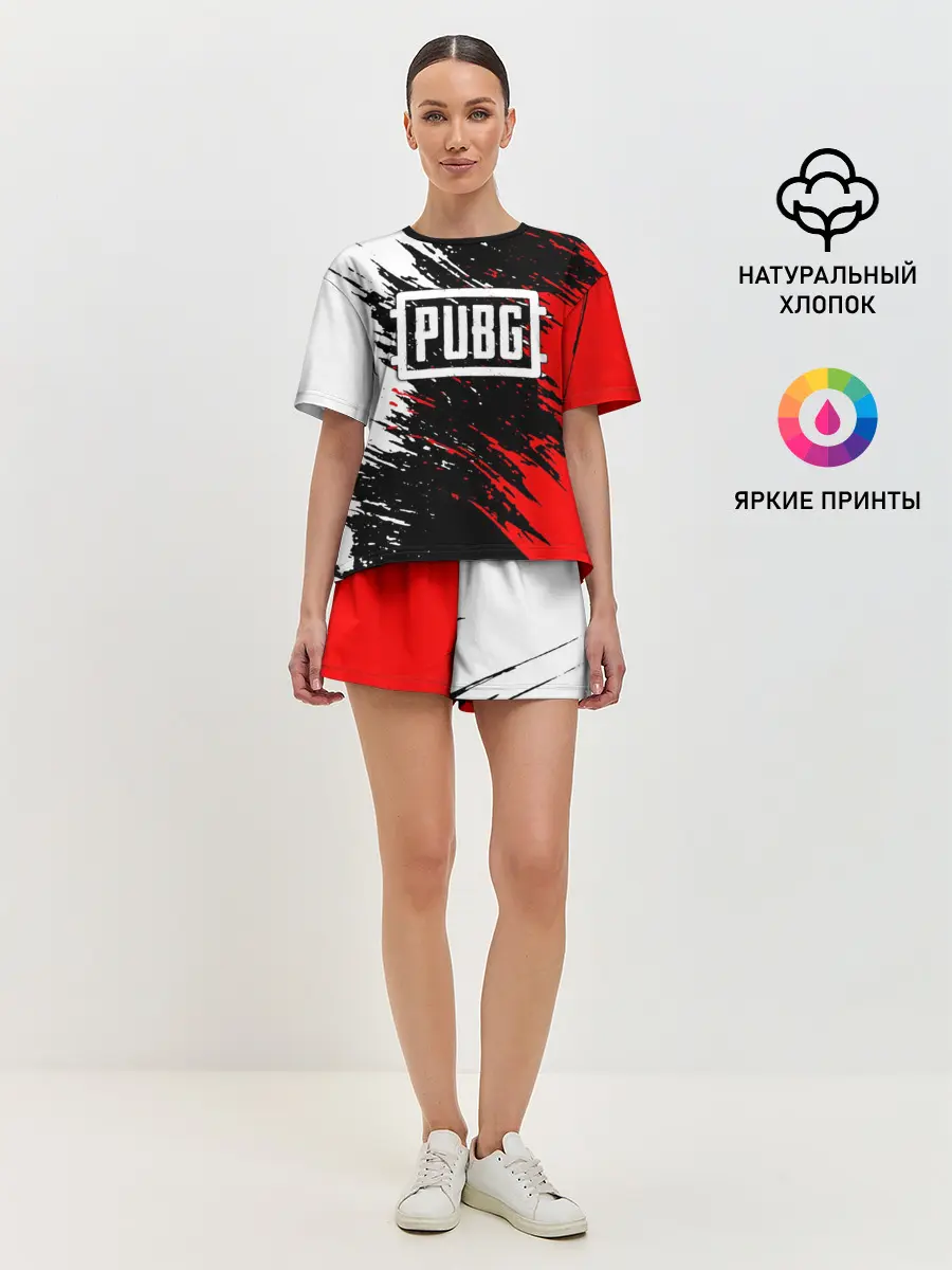 Женская пижама с шортами / PUBG