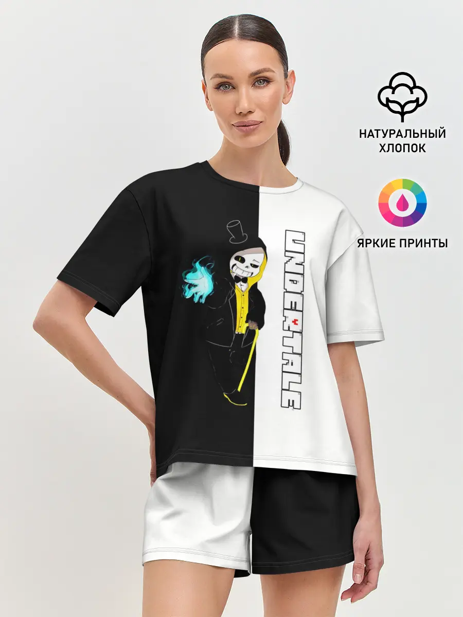 Женская пижама с шортами / UNDERTALE