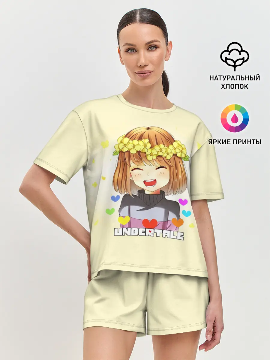 Женская пижама с шортами / UNDERTALE