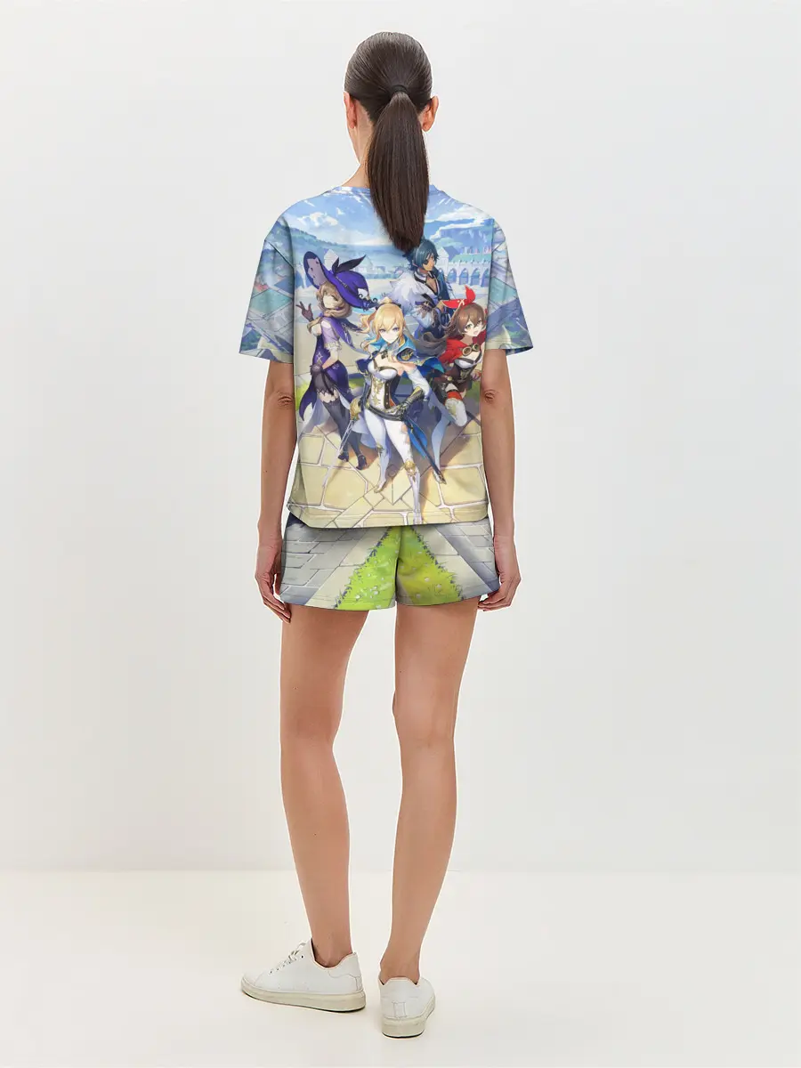 Женская пижама с шортами / GENSHIN IMPACT