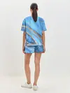 Женская пижама с шортами / Краски