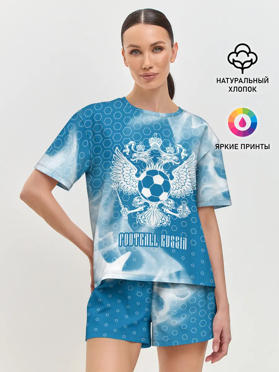 Женская пижама с шортами / FOOTBALL RUSSIA / Футбол