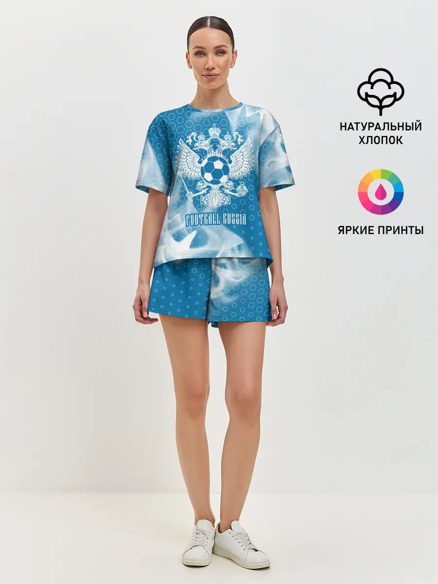 Женская пижама с шортами / FOOTBALL RUSSIA / Футбол