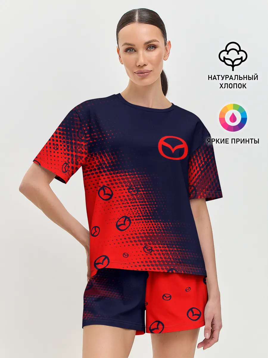 Женская пижама с шортами / MAZDA / Мазда