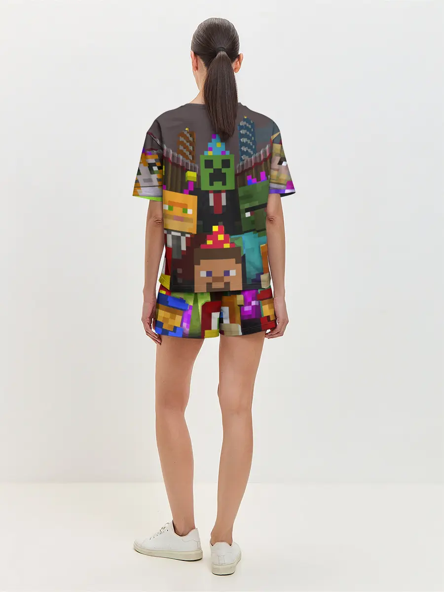 Женская пижама с шортами / MINECRAFT