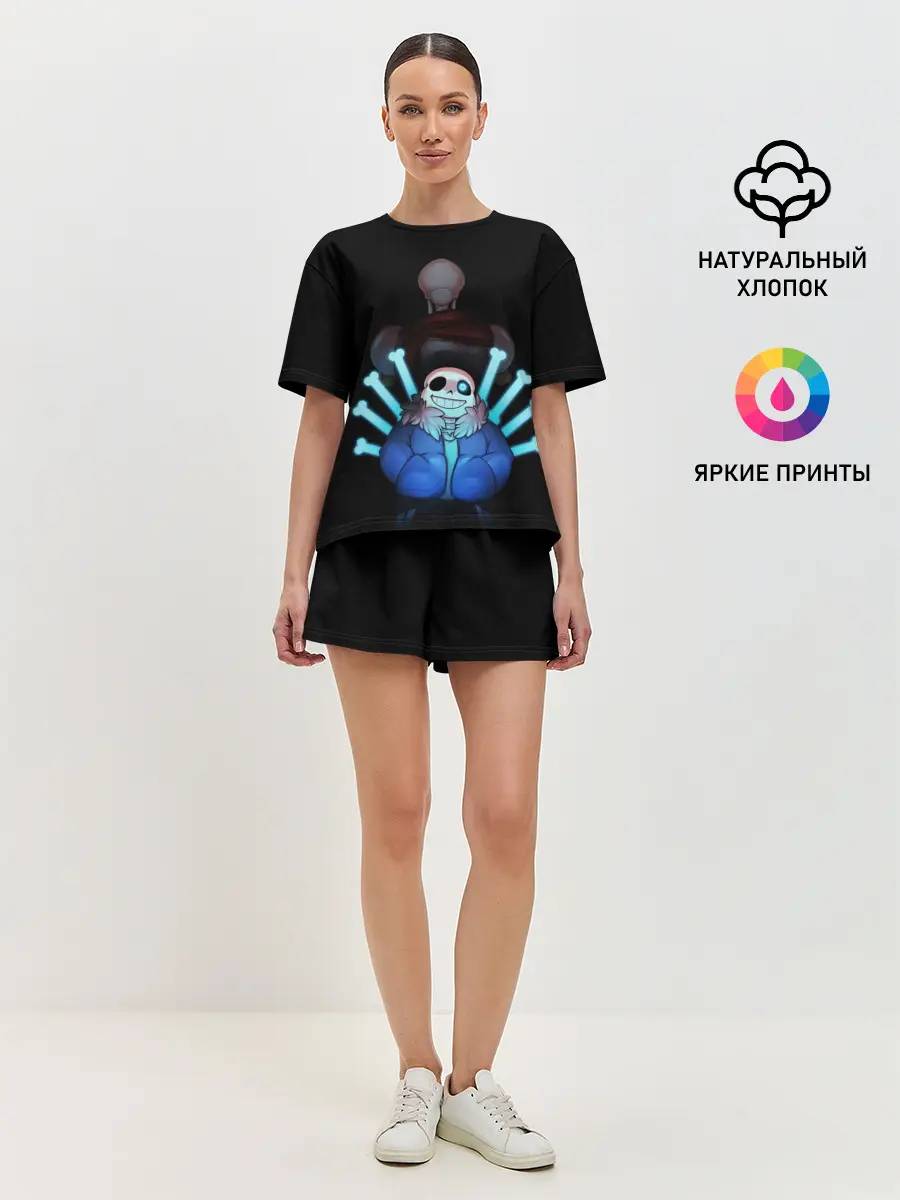 Женская пижама с шортами / UNDERTALE