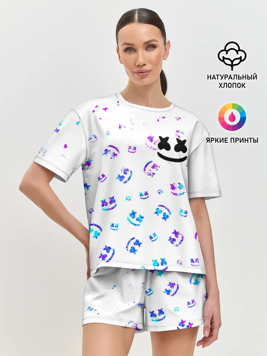Женская пижама с шортами / MARSHMELLO / МАРШМЕЛЛОУ