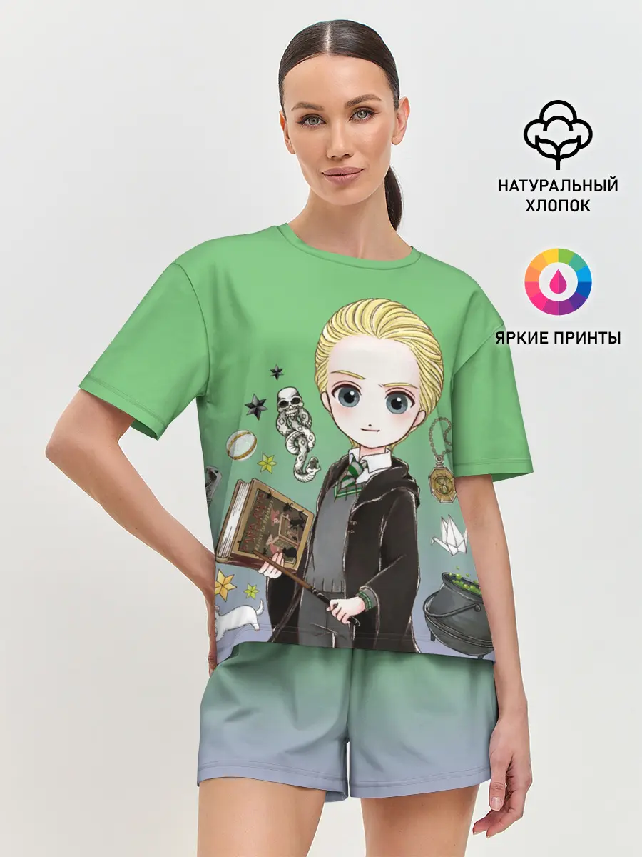 Женская пижама с шортами / Драко