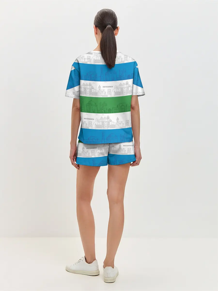 Женская пижама с шортами / Узбекистан