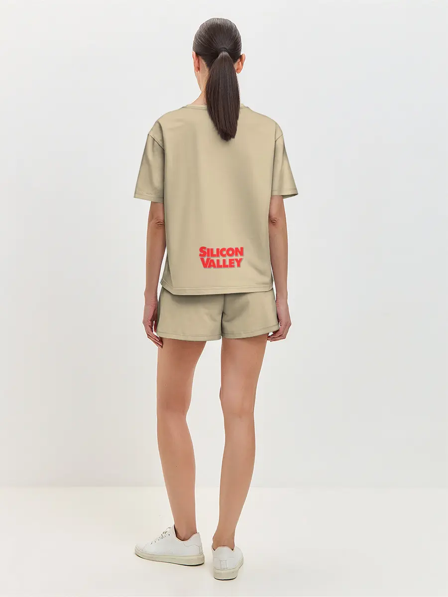 Женская пижама с шортами / Силиконовая долина