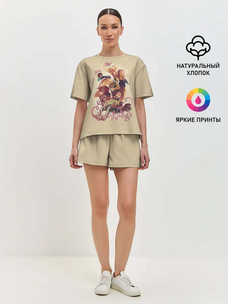 Женская пижама с шортами / Силиконовая долина