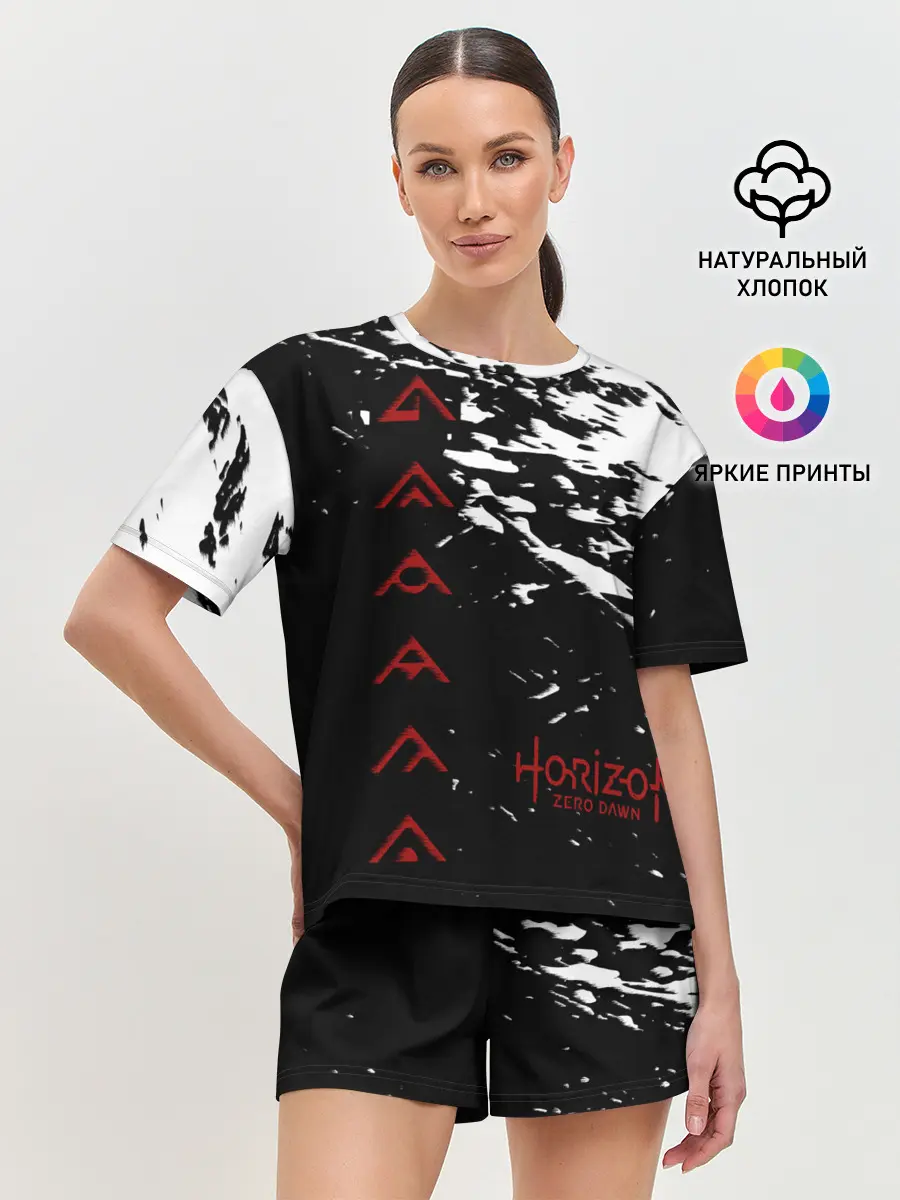 Женская пижама с шортами / HORIZON