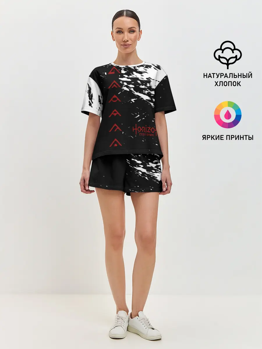 Женская пижама с шортами / HORIZON