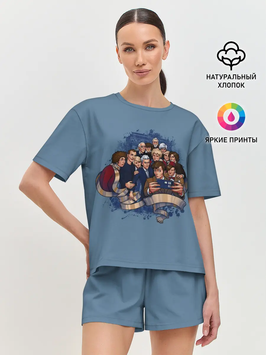 Женская пижама с шортами / 13 докторов кто