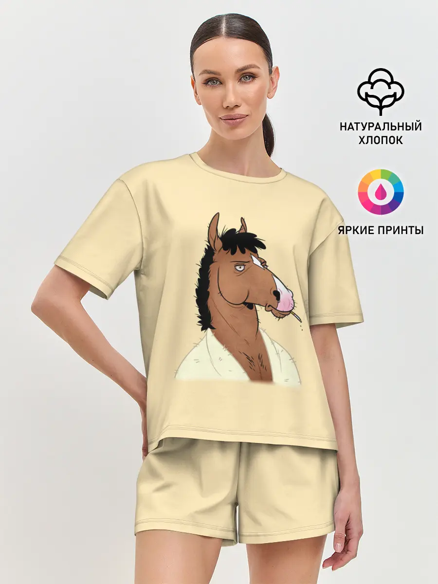 Женская пижама с шортами / Конь БоДжек