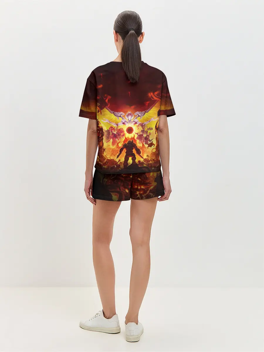 Женская пижама с шортами / DOOM Eternal