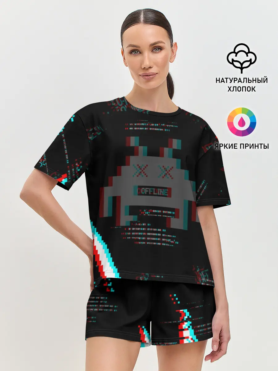 Женская пижама с шортами / WATCH DOGS DED SEC