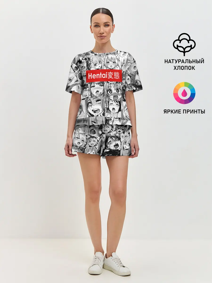 Женская пижама с шортами / Японская анимация