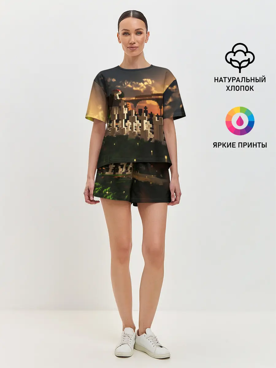 Женская пижама с шортами / MINECRAFT