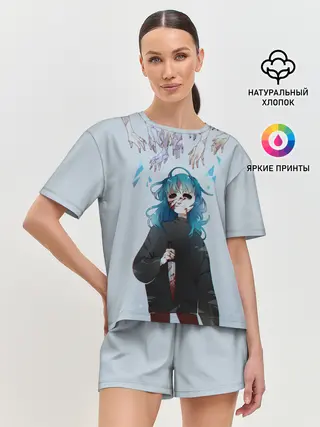 Женская пижама с шортами / Sally face