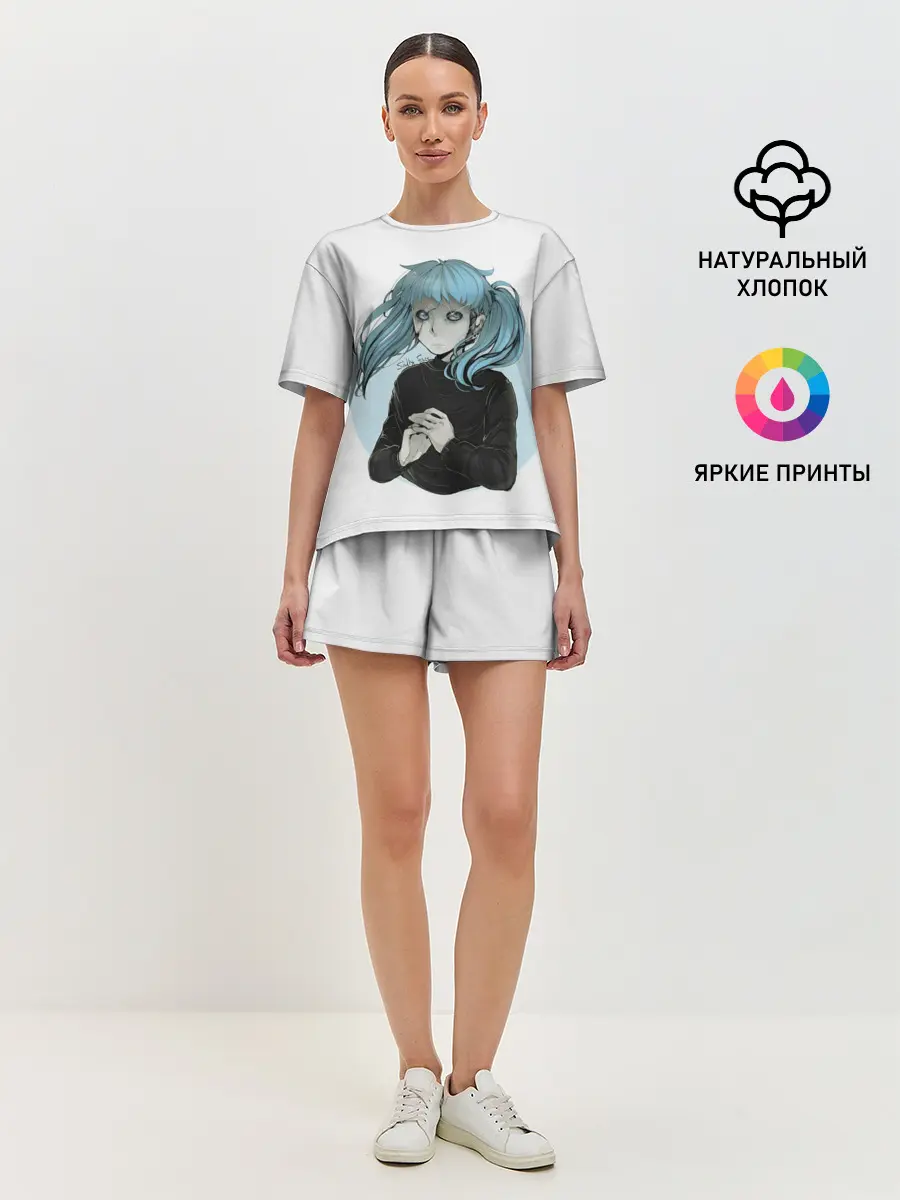 Женская пижама с шортами / Sally face