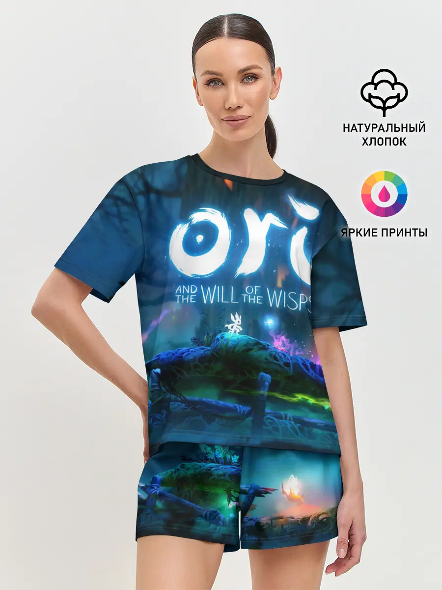 Женская пижама с шортами / Ori and the Blind Forest
